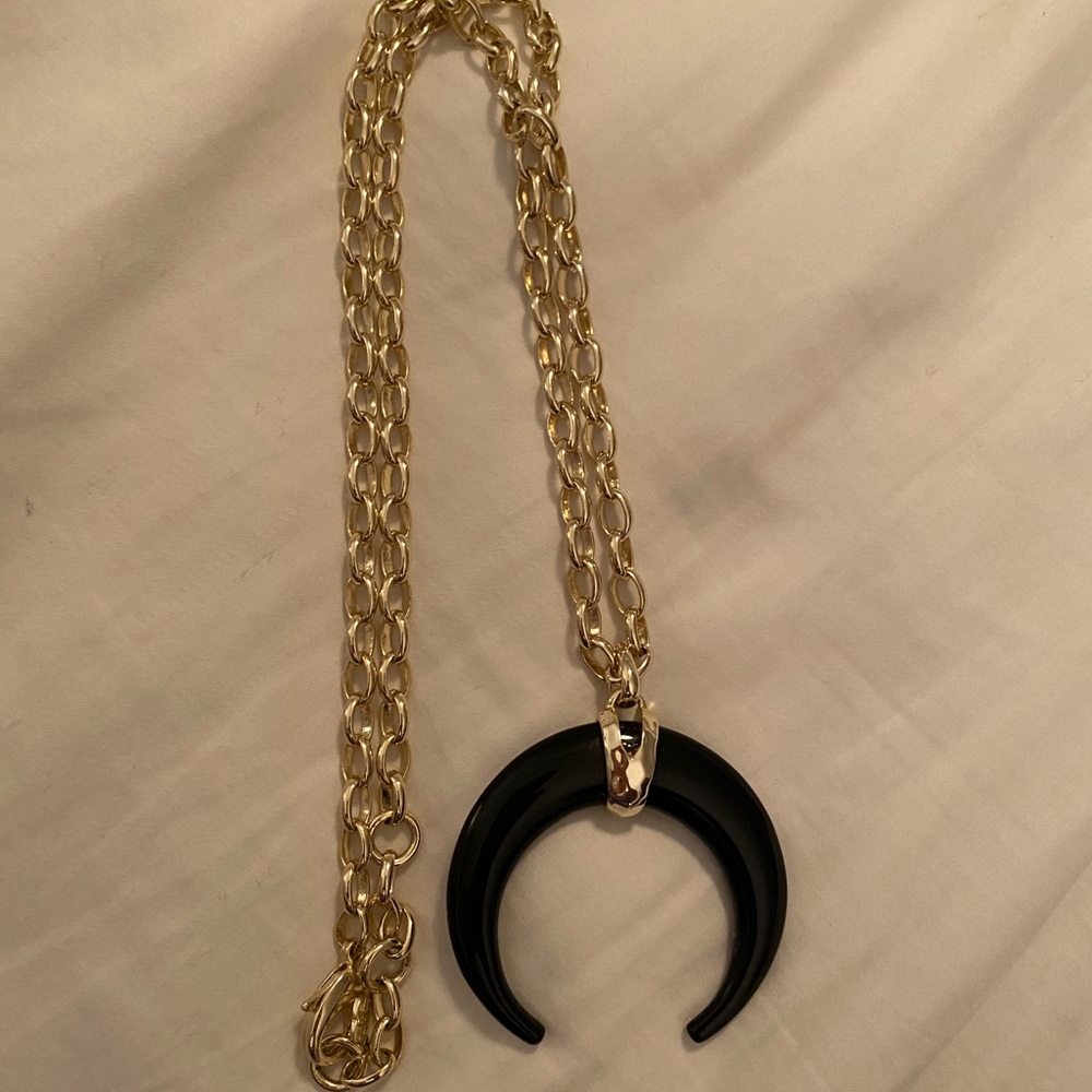 Kendra Scott Rebecca Necklace in Black Obsidian